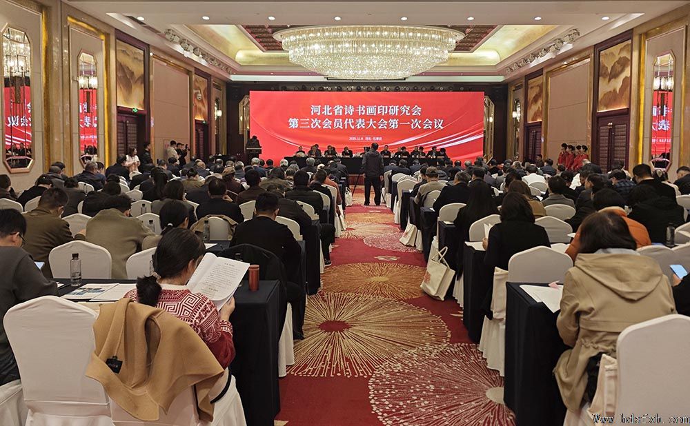 共襄盛举 冀艺新篇|河北省诗书画印研究会第三次会员代表大会胜利召开