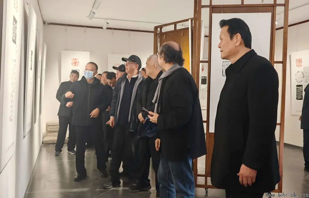 陈惠永篆刻大名历史名人印展在大名书院隆重开幕