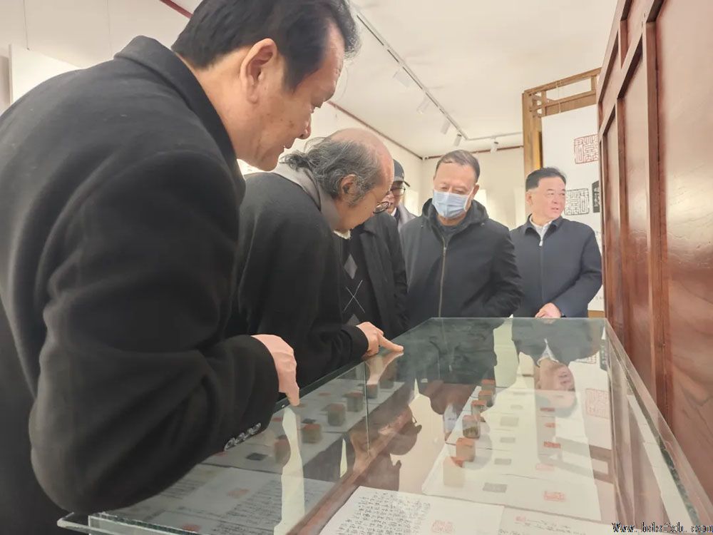 陈惠永篆刻大名历史名人印展在大名书院隆重开幕