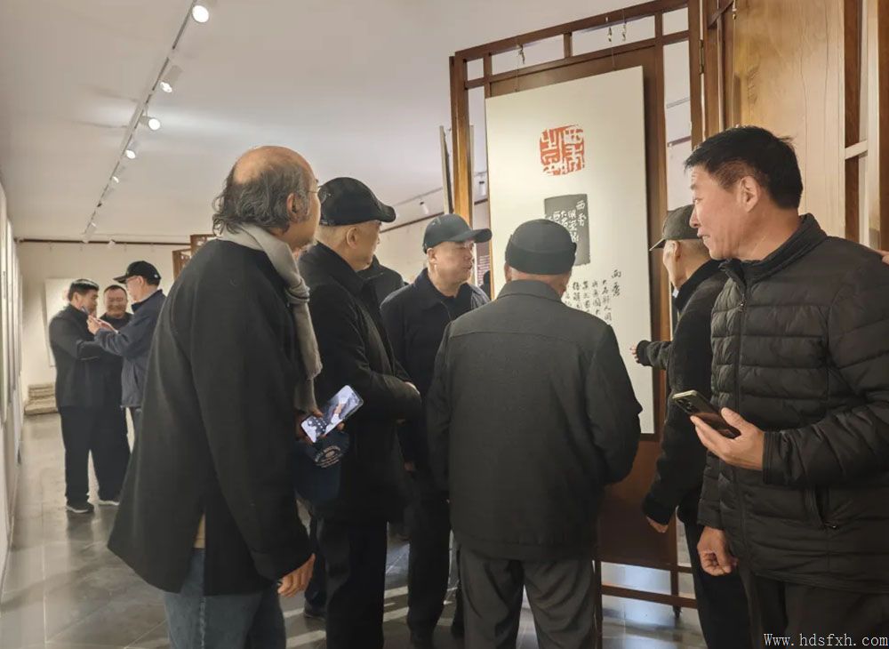陈惠永篆刻大名历史名人印展在大名书院隆重开幕