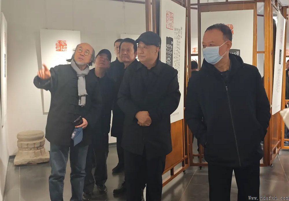 陈惠永篆刻大名历史名人印展在大名书院隆重开幕