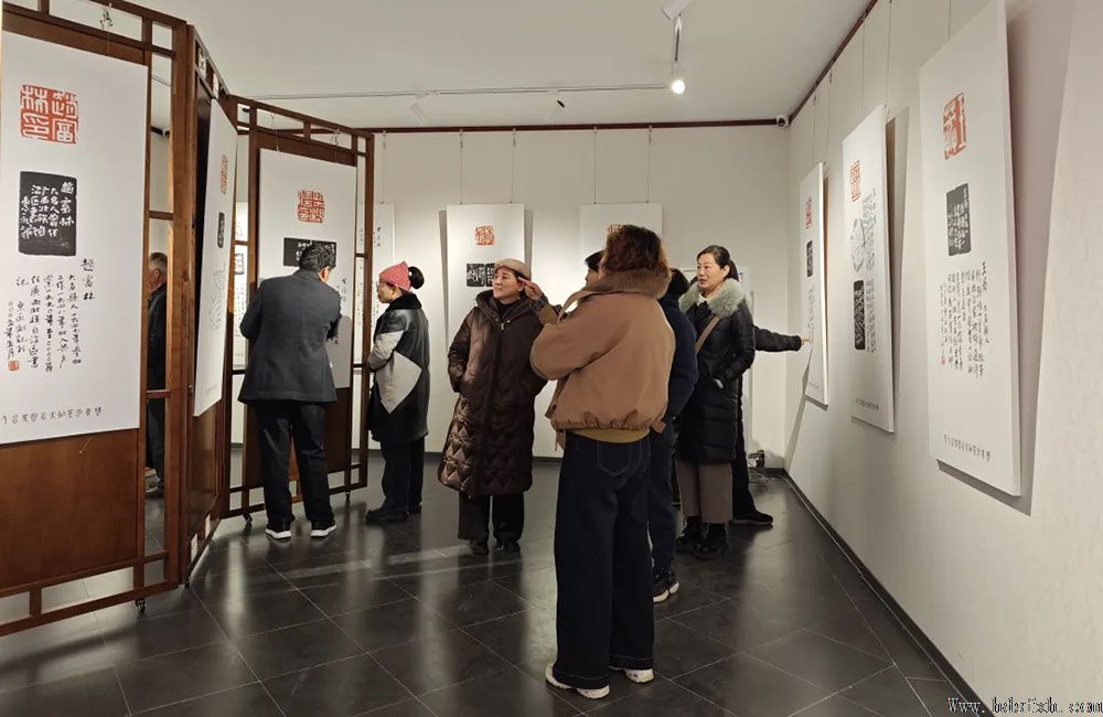 陈惠永篆刻大名历史名人印展在大名书院隆重开幕